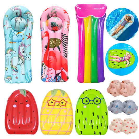 Children Inflatable Floating Air Mattress Floating Water Hammock