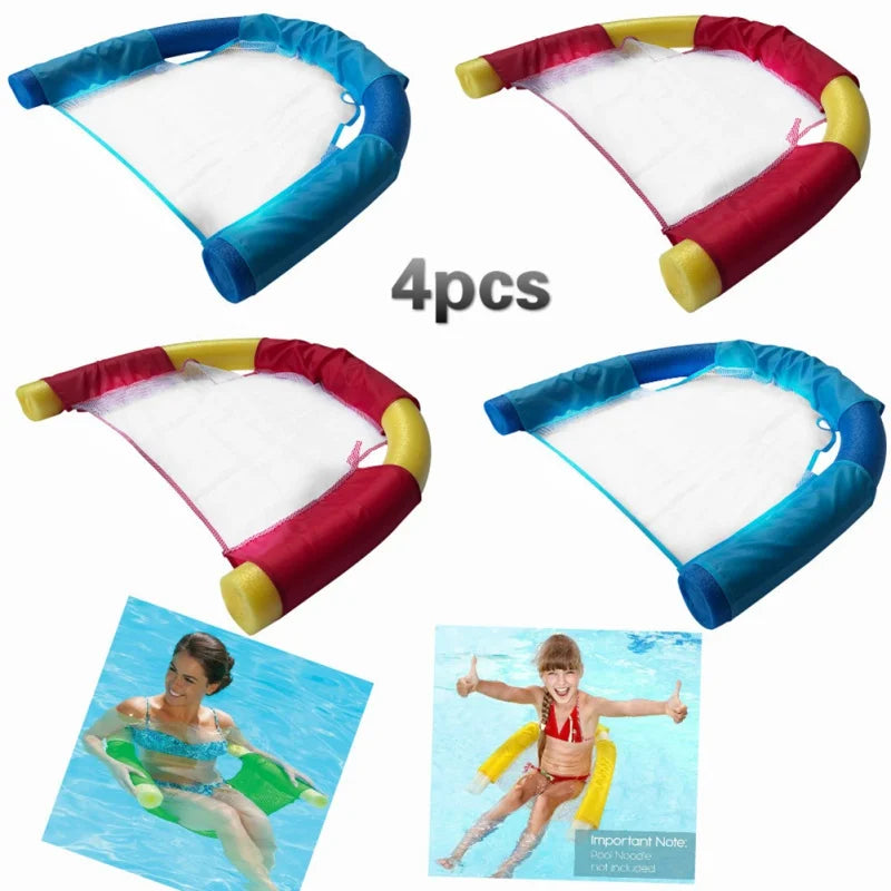Foldable Floating Net Chair Floating Water Hammock