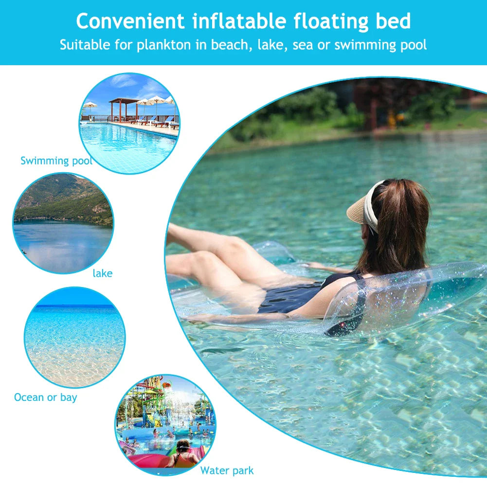 PVC Water Hammock Swimming Mattress Floating Water Hammock
